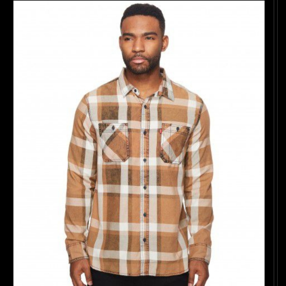 Levi's Red Tab Dumas Plaid Button-Down Shirt